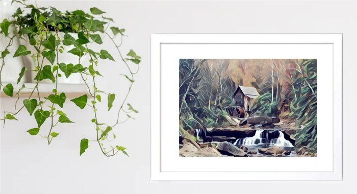 Watermill Art Framed Watermill Art prints